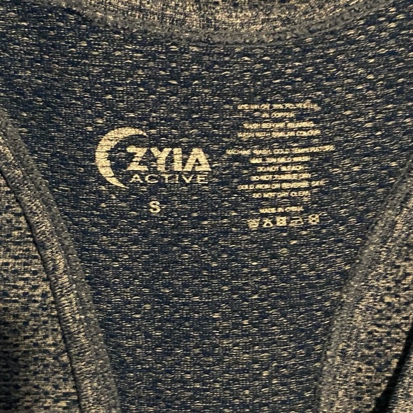Zyia Active Racerback Cooper Yoga Running Blue Size Small - Picture 7 of 7